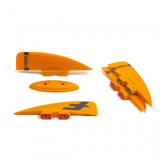 סט חרבות F-One Unibox כתומות בגודל 35 מ"מ לגלשן קייט טווין טיפ