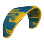 קייט Ocean Rodeo Crave A-Series 2024 עם שלדת Aluula בצבע צהוב-כחול