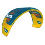 קייט Ocean Rodeo Roam A-Series בצבעי כחול וצהוב על רקע לבן