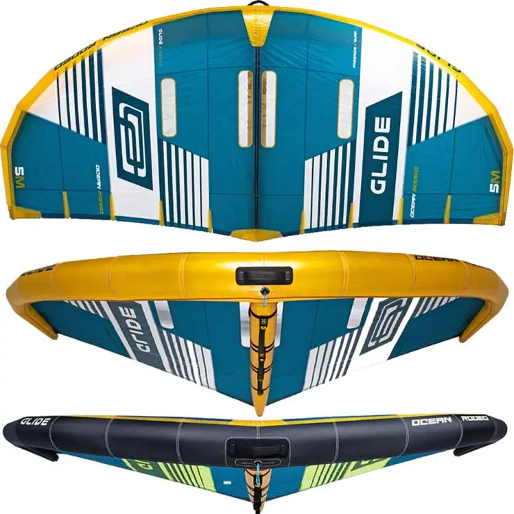 כנף ווינג פויל Ocean Rodeo Glide A-Series בטכנולוגיית Aluula בצבעי כחול-צהוב