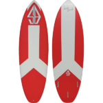 גלשן גלים Super Boards EPS אדום לבן עם לוגו SB