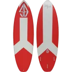 גלשן גלים Super Boards EPS אדום לבן עם לוגו SB