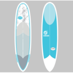 סאפ גלים לונגבורד Coreban California 9'6 - מבט עליון ותחתון