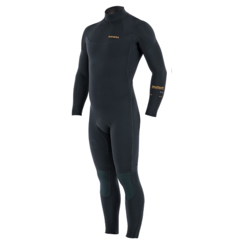 חליפת גלישה לגברים Manera Seafarer BZ שחורה בעובי 3/2 מ"מ