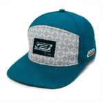 כובע מצחייה 5 פאנל של Ocean Rodeo בצבע טורקיז ואפור