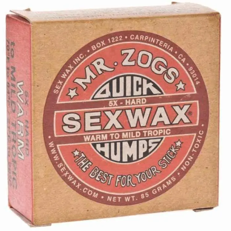 קופסה של שעוות גלישה Sex Wax Quick Humps למים חמים