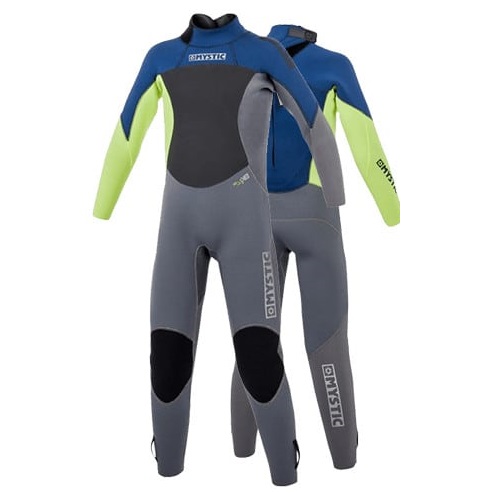 חליפת גלישה לילדים Mystic Star 5/4 מ"מ בצבע נייבי וירוק