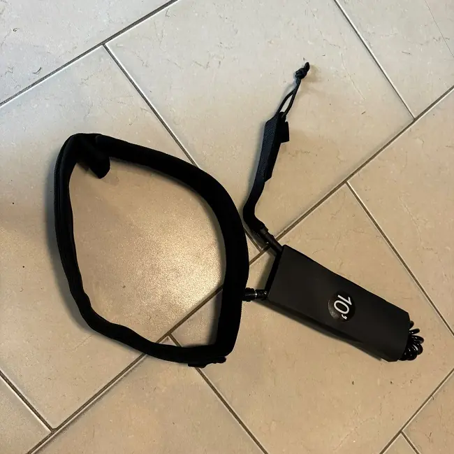 ליש מותן מסולסל שחור של Super Boards באורך 10 פיט