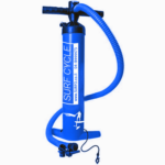 משאבה דו-כיוונית Surf Cycle XXL בצבע כחול עם צינור ומד לחץ