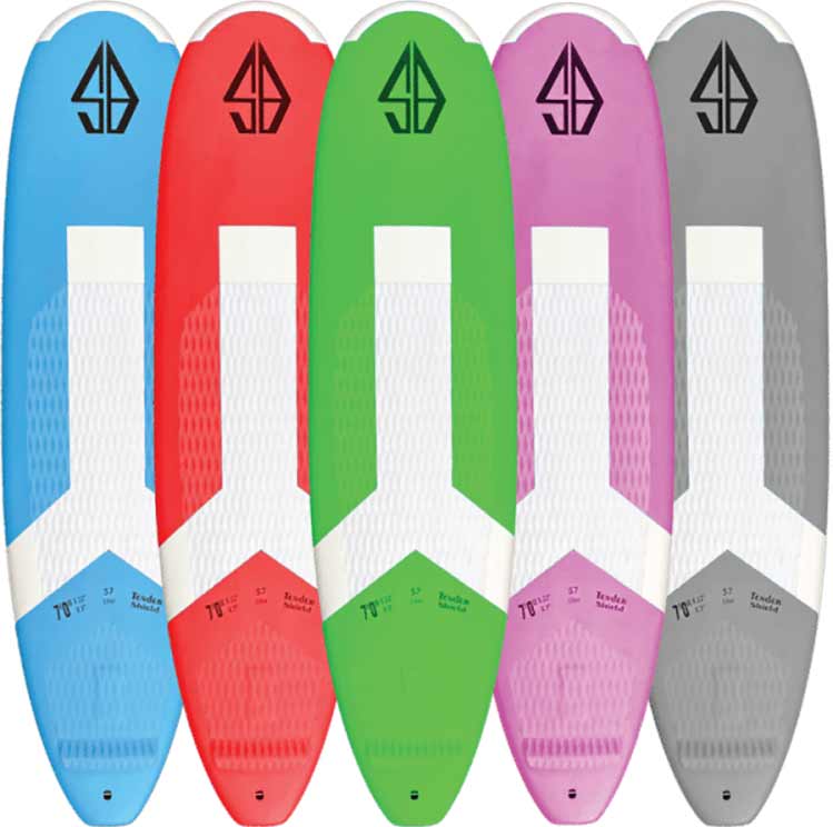 גלשן גלים היברידי Super Boards Tender Shield 7.0 במגוון צבעים