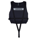 אפוד ציפה שחור מדגם Mystic Brand עם פס מחזיר אור בחזית אפוד ציפה שחור מדגם Mystic Brand עם פס מחזיר אור בחזית