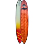 גלשן לונגבורד קלאסי של Super Boards עם דק עץ ודק צבעוני גלשן לונגבורד קלאסי של Super Boards עם דק עץ ודק צבעוני