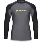 חולצת לייקרה שרוול ארוך לגברים של DaKine בצבע אפור ושחור