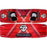 גלשן קייט טווין-טיפ אדום של Super Boards דגם Freeride גלשן קייט טווין-טיפ אדום של Super Boards דגם Freeride
