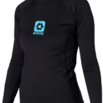 חולצת גלישה תרמית ארוכה לנשים מדגם Mystic Bipoly בצבע שחור