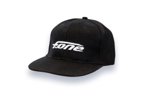 כובע מצחייה שחור קלאסי של F-One עם לוגו רקום לבן