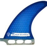 סט חרבות גלישה Super Boards כחולות עם דוגמת Honeycomb במבט צד